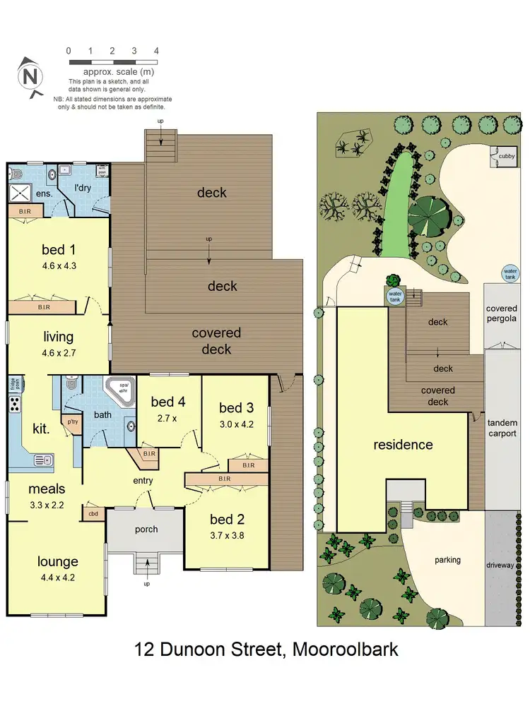 Floorplan of Homely house listing, 12 Dunoon Street, Mooroolbark VIC 3138