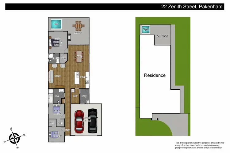 Floorplan of Homely house listing, 22 Zenith Street, Pakenham VIC 3810