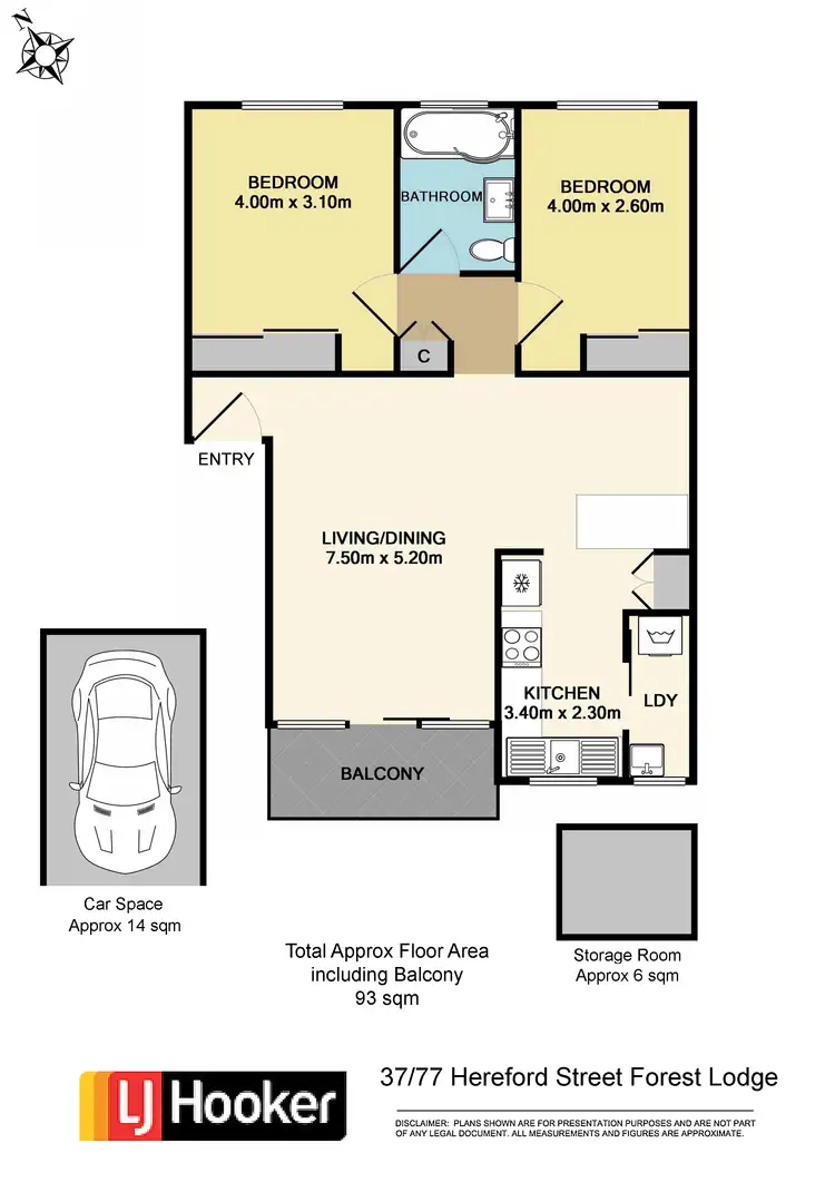 Floorplan of Homely apartment listing, 37/77-85 Hereford Street, Forest Lodge NSW 2037