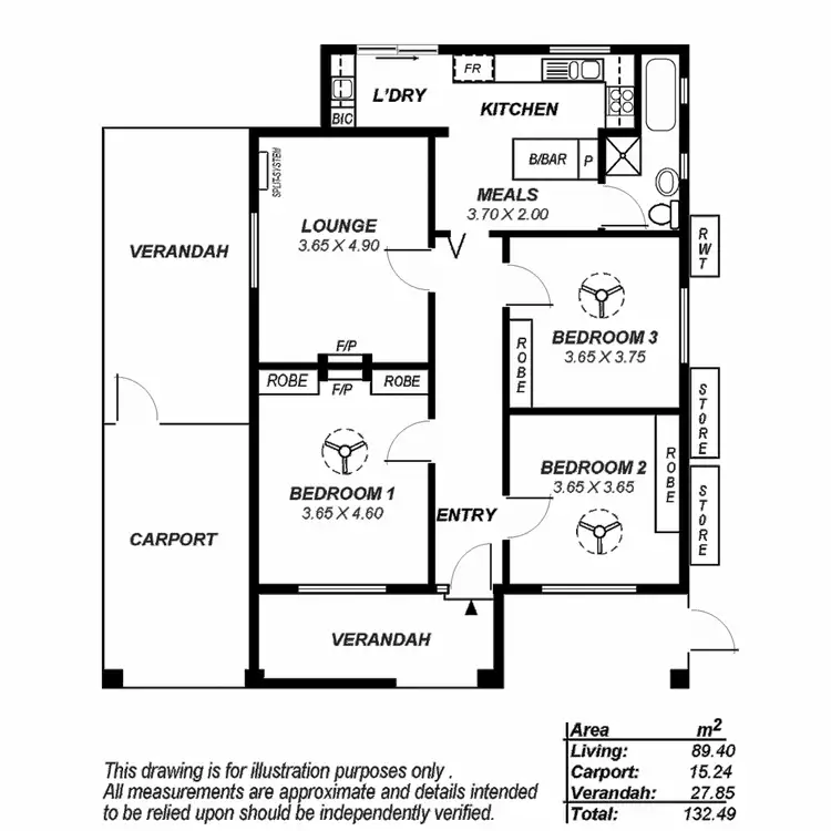 Floorplan of Homely house listing, 10 Harvey Street, Nailsworth SA 5083