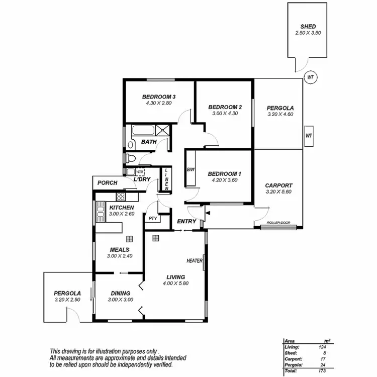 Floorplan of Homely house listing, 6 Pitcairn Avenue, Marion SA 5043