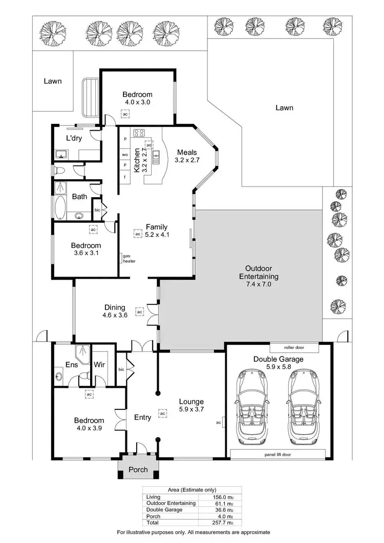 Floorplan of Homely house listing, 27 Saltram Parade, Oakden SA 5086