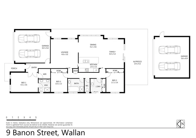 Floorplan of Homely house listing, 9 Banon Street, Wallan VIC 3756