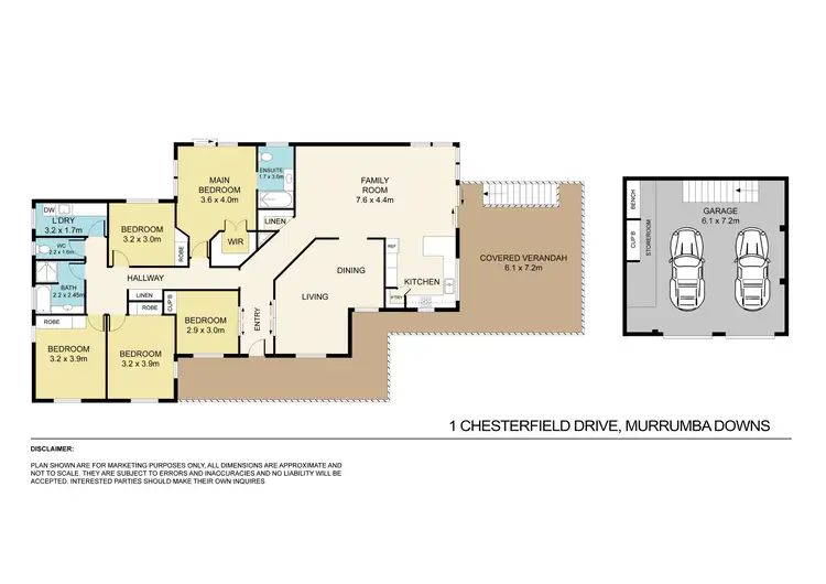 Floorplan of Homely house listing, 1 Chesterfield Drive, Murrumba Downs QLD 4503