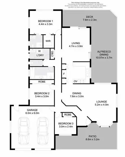Floorplan of Homely house listing, 24 Highfield Terrace, Goonellabah NSW 2480