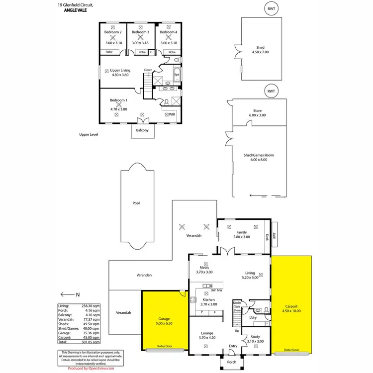 Floorplan of Homely house listing, 19 Glenfield Circuit, Angle Vale SA 5117