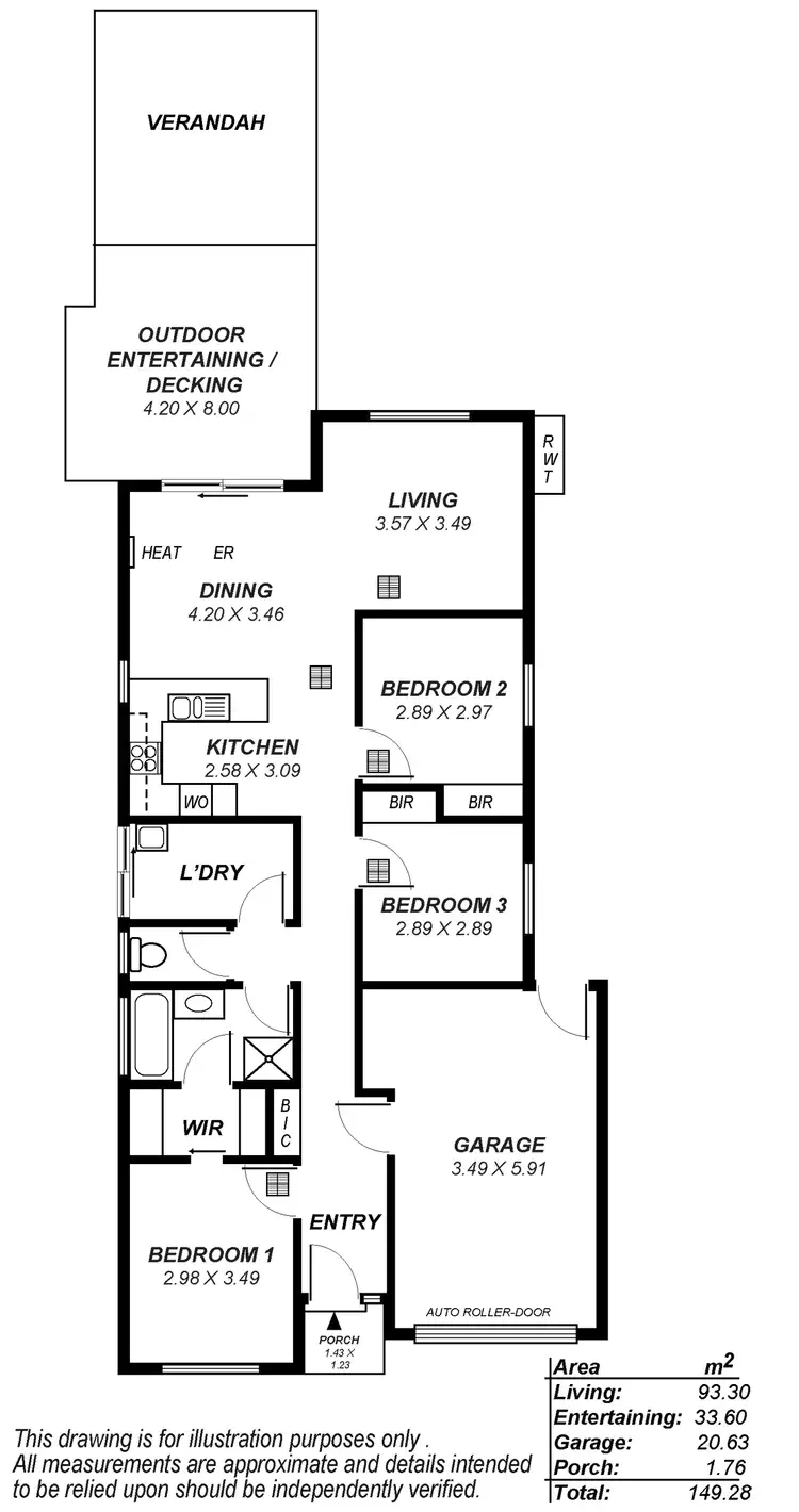 Floorplan of Homely house listing, 10 Bristol Terrace, Oakden SA 5086