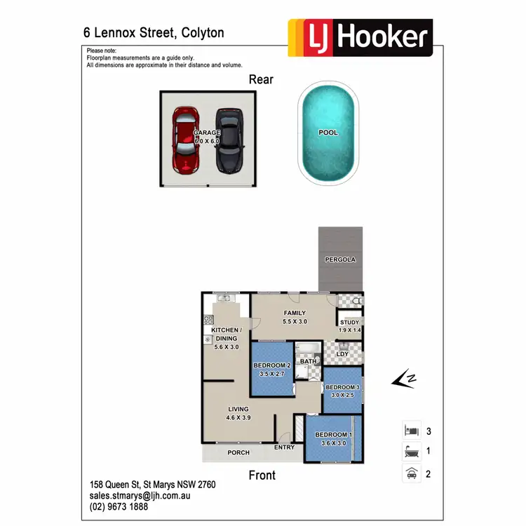 Floorplan of Homely house listing, 6 Lennox Street, Colyton NSW 2760