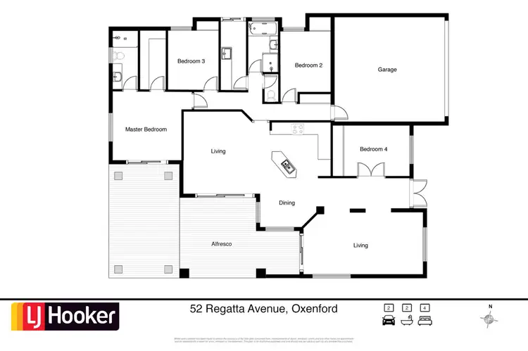 Floorplan of Homely house listing, 52 Regatta Avenue, Oxenford QLD 4210