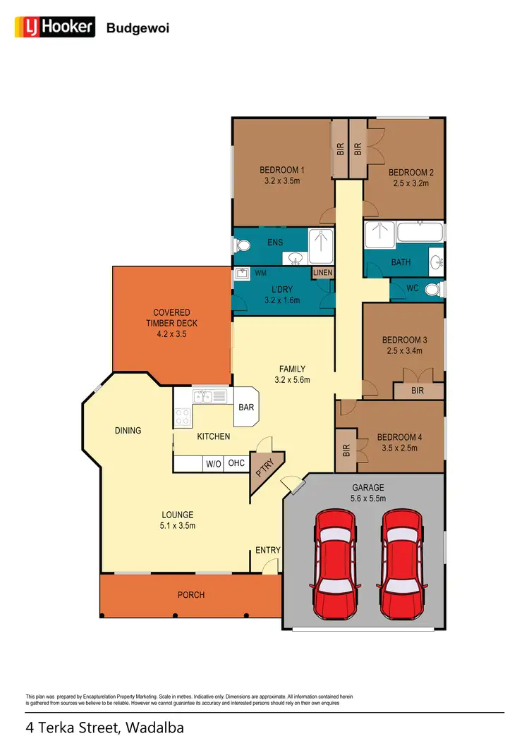 Floorplan of Homely house listing, 4 Terka Street, Wadalba NSW 2259