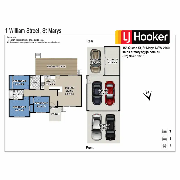 Floorplan of Homely house listing, 1 William Street, St Marys NSW 2760