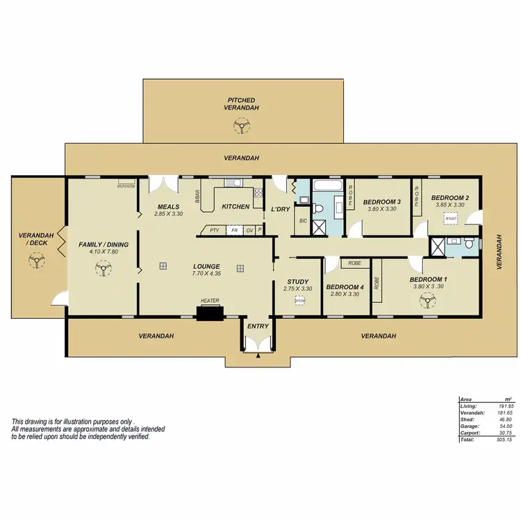 Floorplan of Homely house listing, 1008 Gawler One Tree Hill Road, Uleybury SA 5114