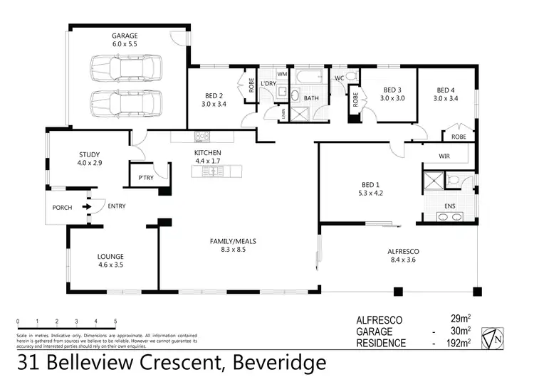 Floorplan of Homely house listing, 31 Belleview Crescent, Beveridge VIC 3753