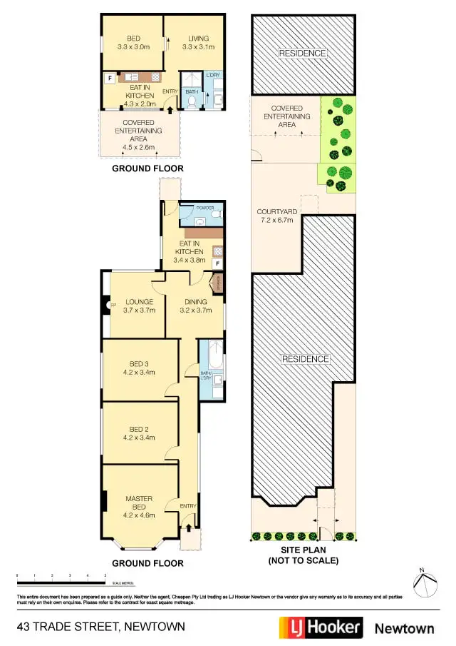 Floorplan of Homely house listing, 43 Trade Street, Newtown NSW 2042