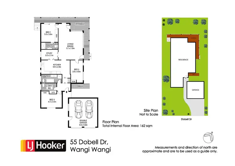 Floorplan of Homely house listing, 55 Dobell Drive, Wangi Wangi NSW 2267