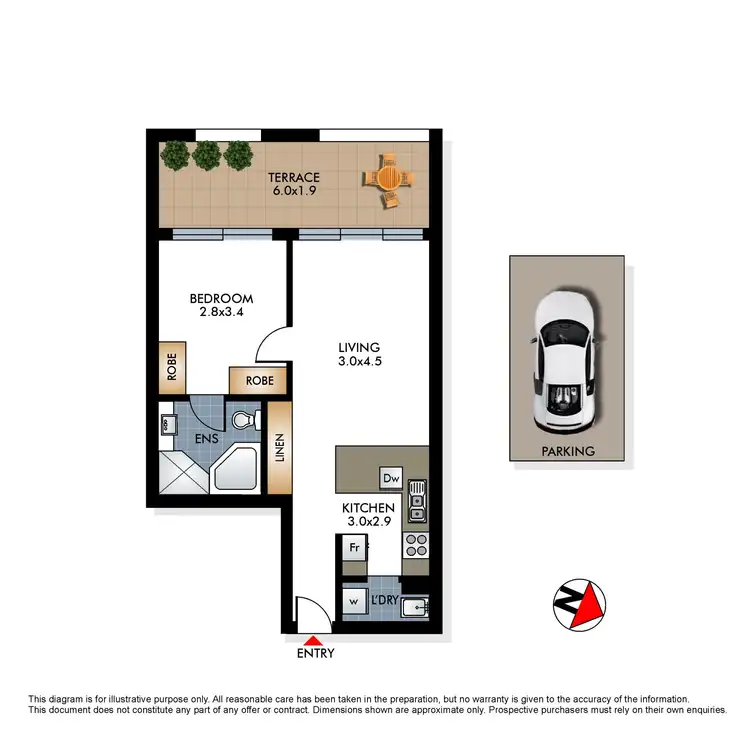 Floorplan of Homely apartment listing, 506/34-52 Alison Road, Randwick NSW 2031