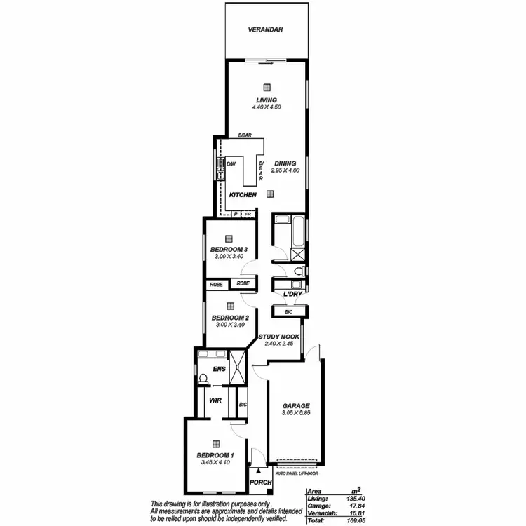 Floorplan of Homely house listing, 4 Wicklow Street, Northfield SA 5085