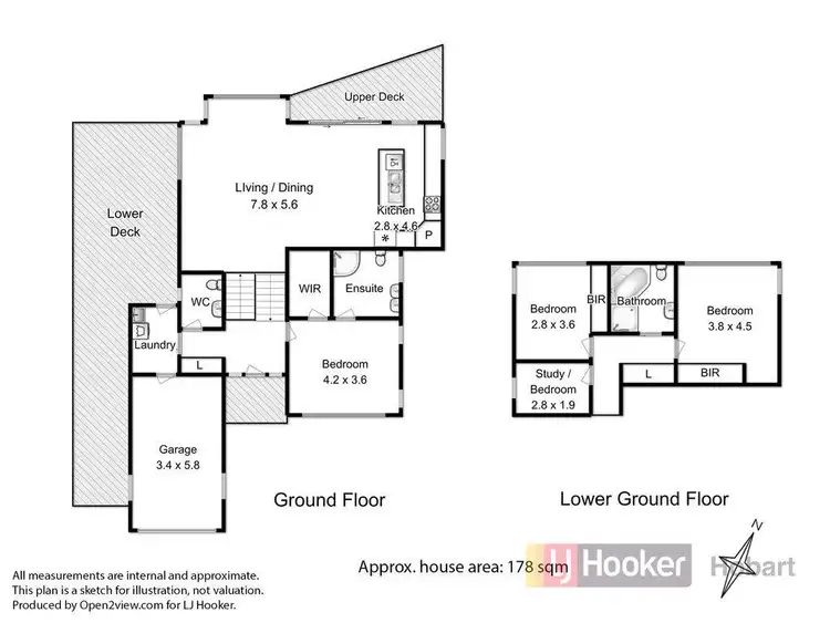 Floorplan of Homely house listing, 58 Montagu Bay Road, Montagu Bay TAS 7018