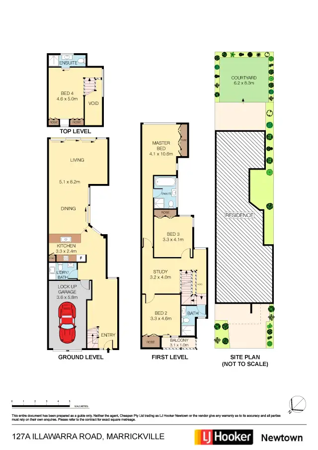 Floorplan of Homely house listing, 127A Illawarra Road, Marrickville NSW 2204