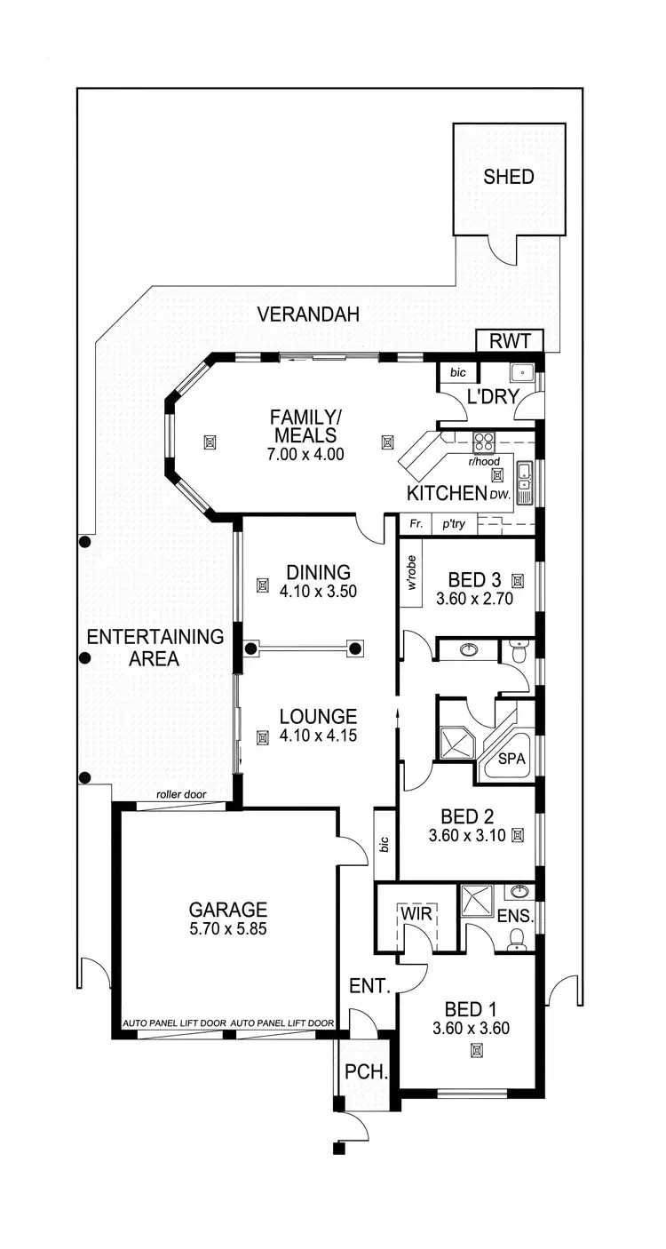 Floorplan of Homely house listing, 8 Doreen Street, Oaklands Park SA 5046
