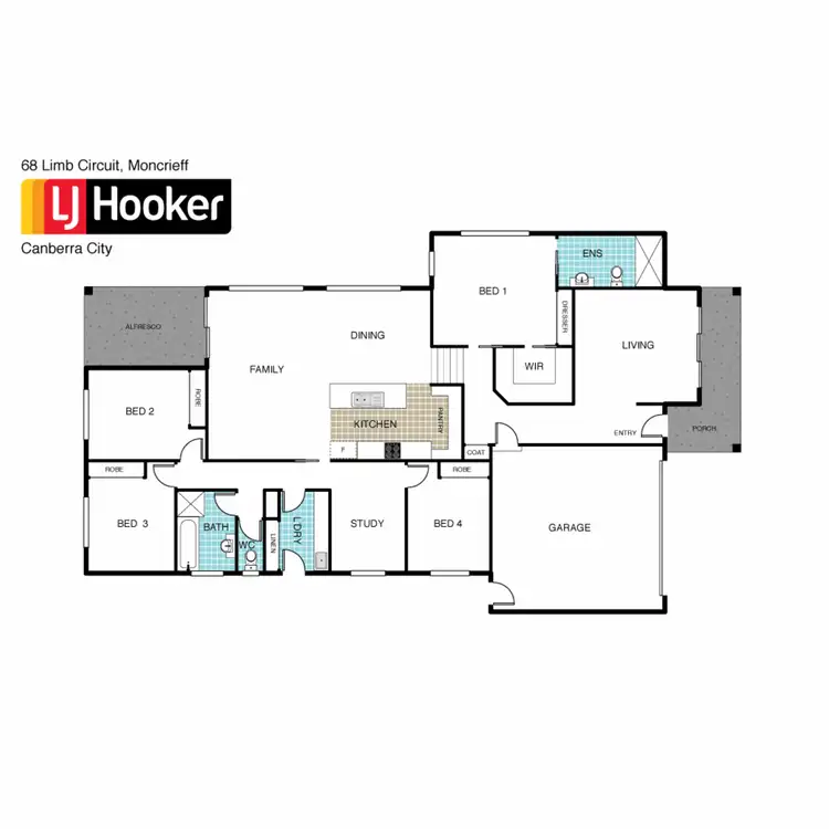 Floorplan of Homely house listing, 68 Limb Circuit, Moncrieff ACT 2914