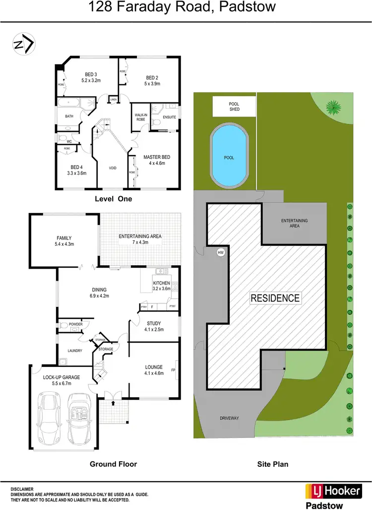 Floorplan of Homely house listing, 128 Faraday Road, Padstow NSW 2211