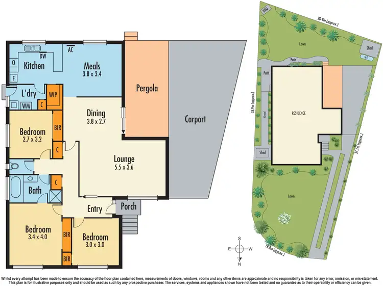 Floorplan of Homely house listing, 12 Rolland Court, Endeavour Hills VIC 3802