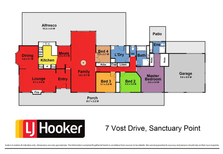 Floorplan of Homely house listing, 7 Vost Drive, Sanctuary Point NSW 2540