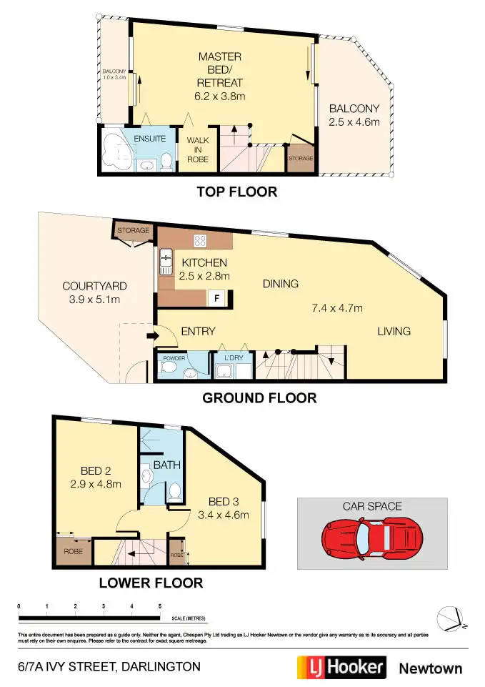 Floorplan of Homely apartment listing, 6/7A Ivy Street, Darlington NSW 2008