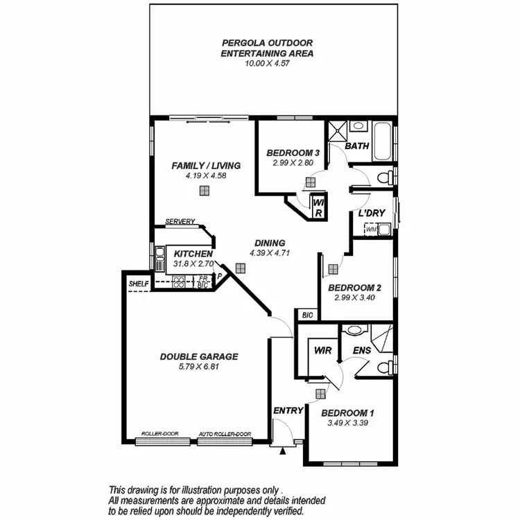 Floorplan of Homely house listing, 33 Rivergum Close, Walkley Heights SA 5098