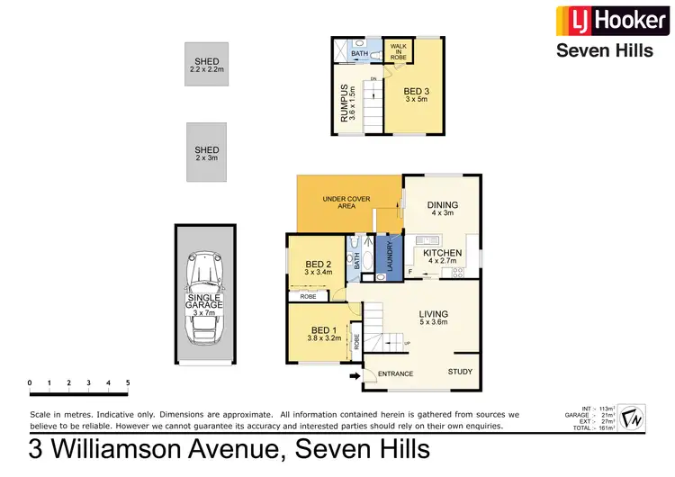 Floorplan of Homely house listing, 3 Williamson Avenue, Seven Hills NSW 2147