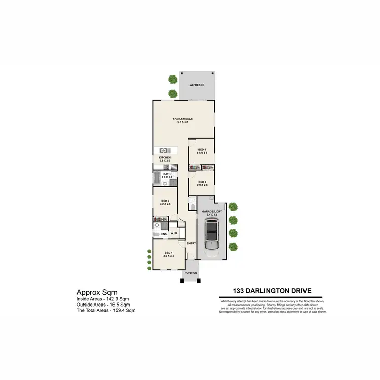 Floorplan of Homely house listing, 133 Darlington Drive, Yarrabilba QLD 4207