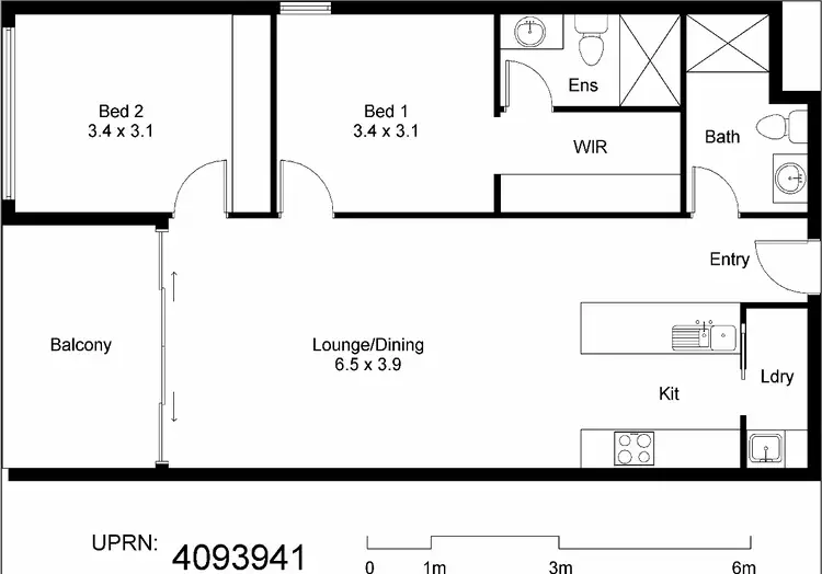 Floorplan of Homely apartment listing, Address available on request