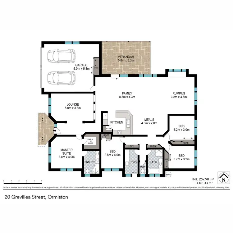 Floorplan of Homely house listing, 20 Grevillea Street, Ormiston QLD 4160
