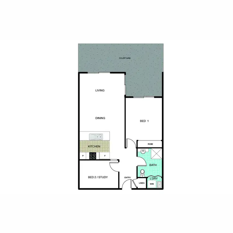 Floorplan of Homely apartment listing, 81/230 Flemington Road, Harrison ACT 2914