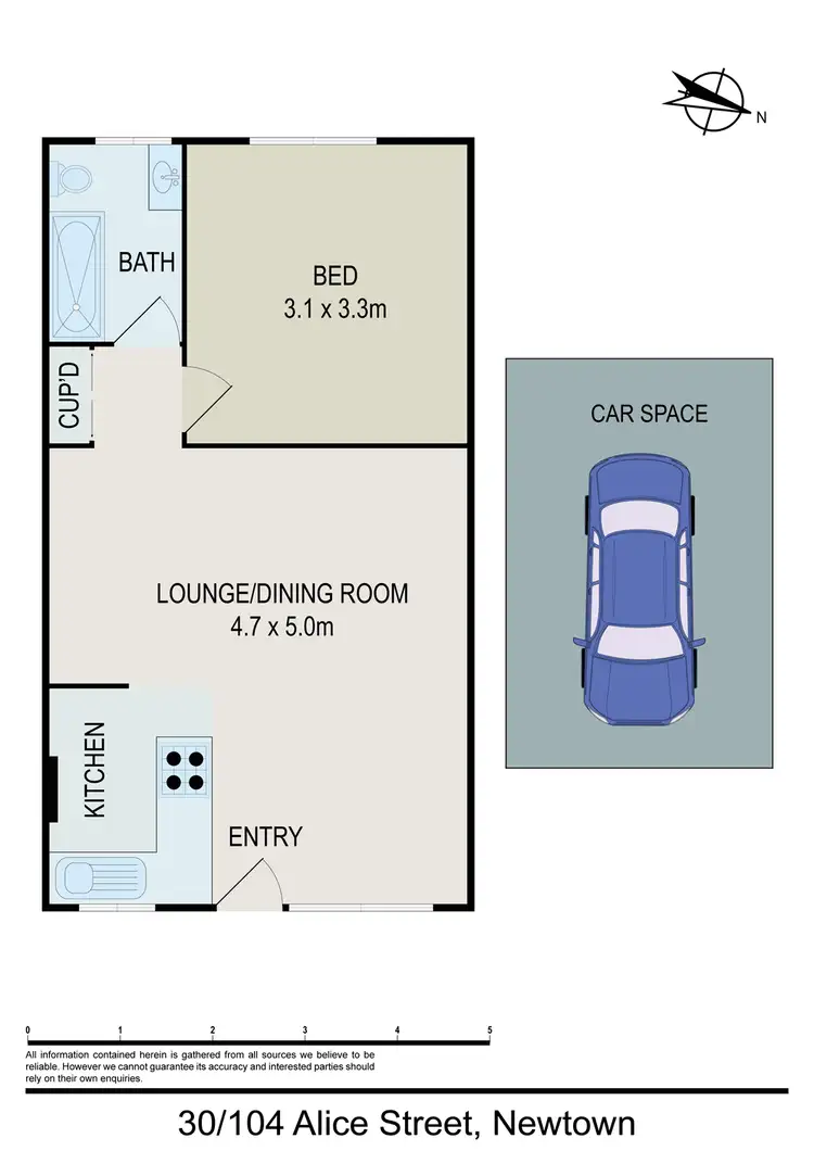 Floorplan of Homely apartment listing, 30/104 Alice Street, Newtown NSW 2042