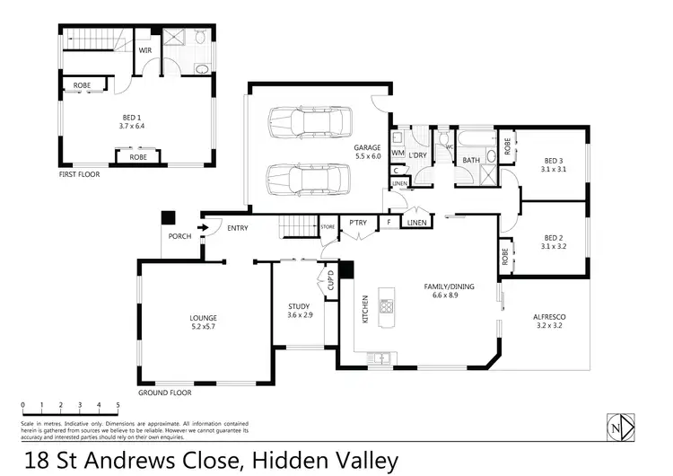 Floorplan of Homely house listing, 18 St Andrews Close, Hidden Valley VIC 3756