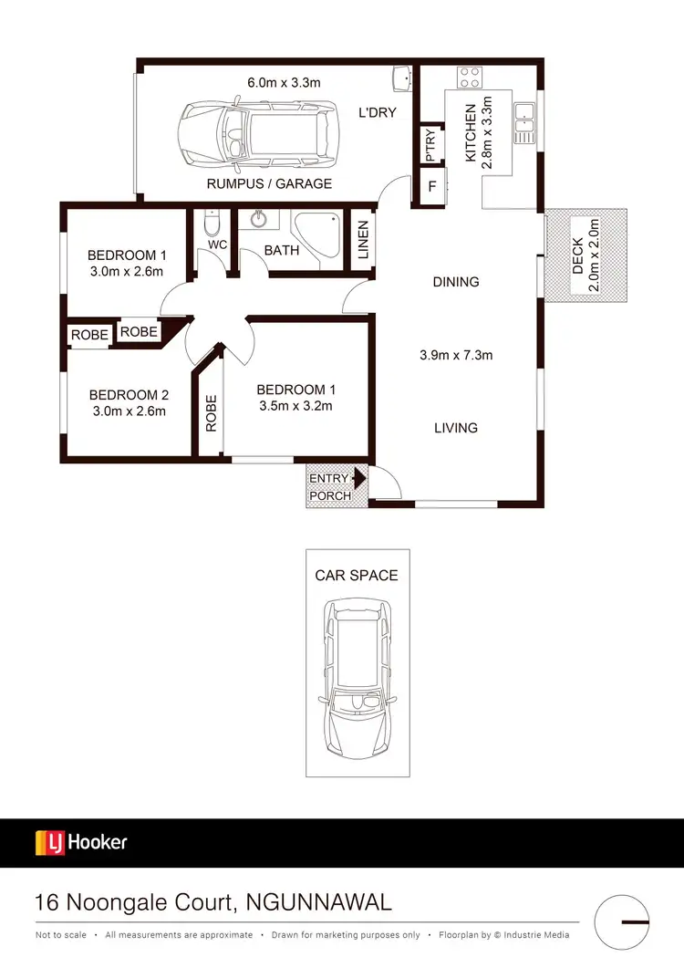 Floorplan of Homely house listing, 16 Noongale Court, Ngunnawal ACT 2913