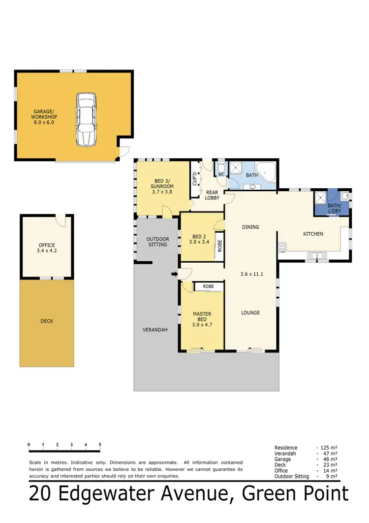Floorplan of Homely house listing, 20 Edgewater Avenue, Green Point NSW 2251