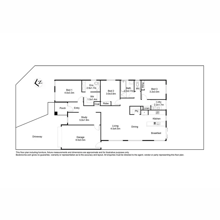 Floorplan of Homely house listing, 25 Chapman Drive, Wyndham Vale VIC 3024
