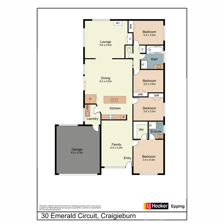 Floorplan of Homely house listing, 30 Emerald Circuit, Craigieburn VIC 3064