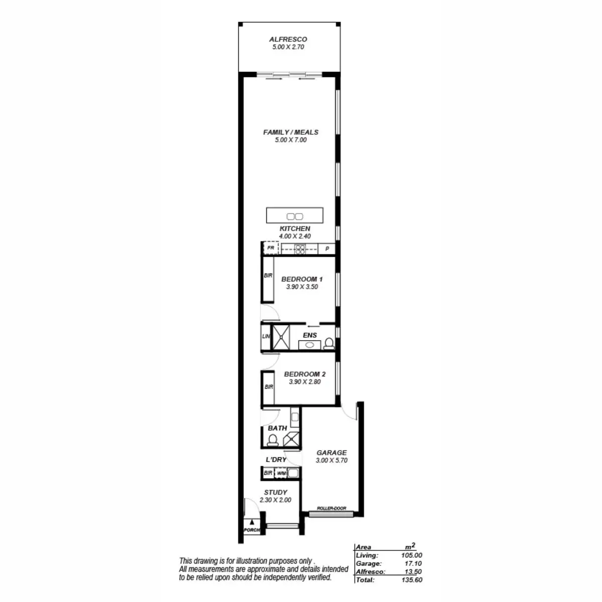 Floorplan of Homely house listing, 2B Newcastle Street, Warradale SA 5046