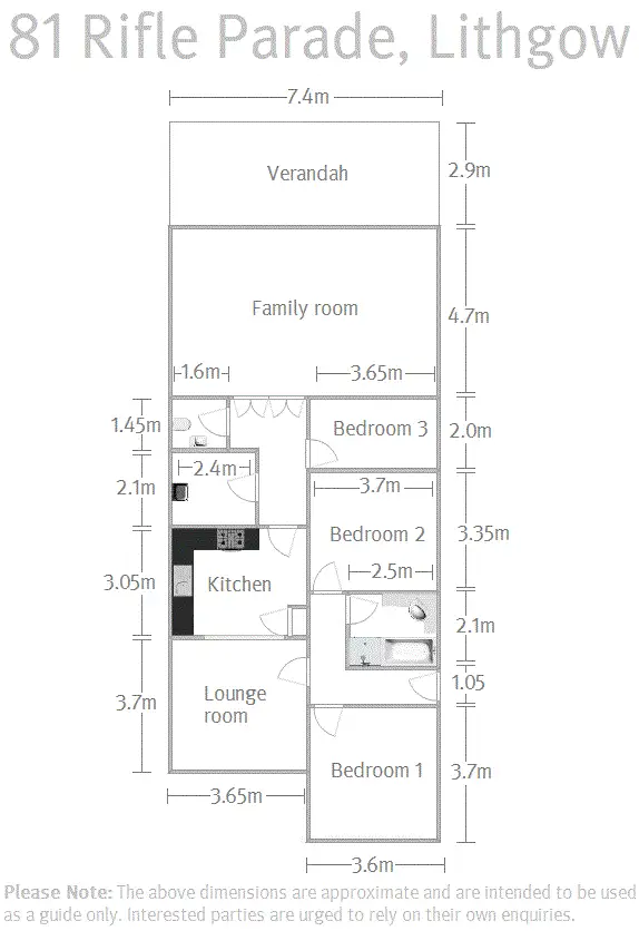 Floorplan of Homely house listing, 81 Rifle Parade, Lithgow NSW 2790