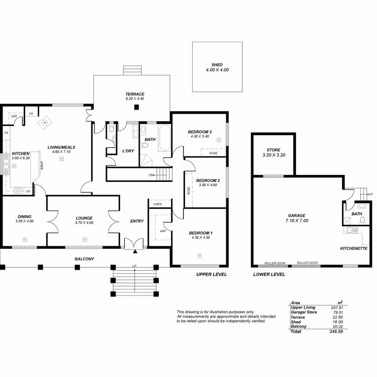 Floorplan of Homely house listing, 843 Lower North East Road, Dernancourt SA 5075