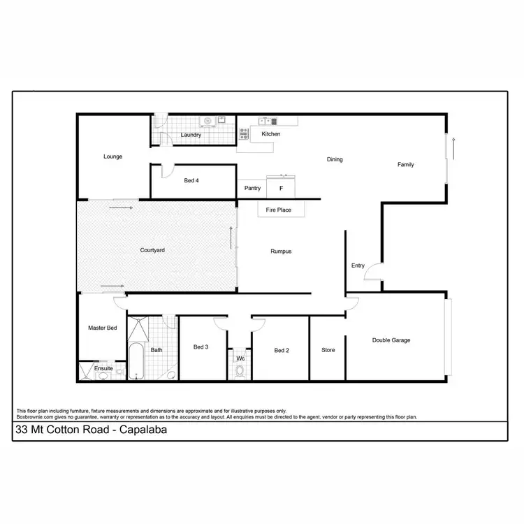 Floorplan of Homely house listing, 334 Mount Cotton Road, Capalaba QLD 4157