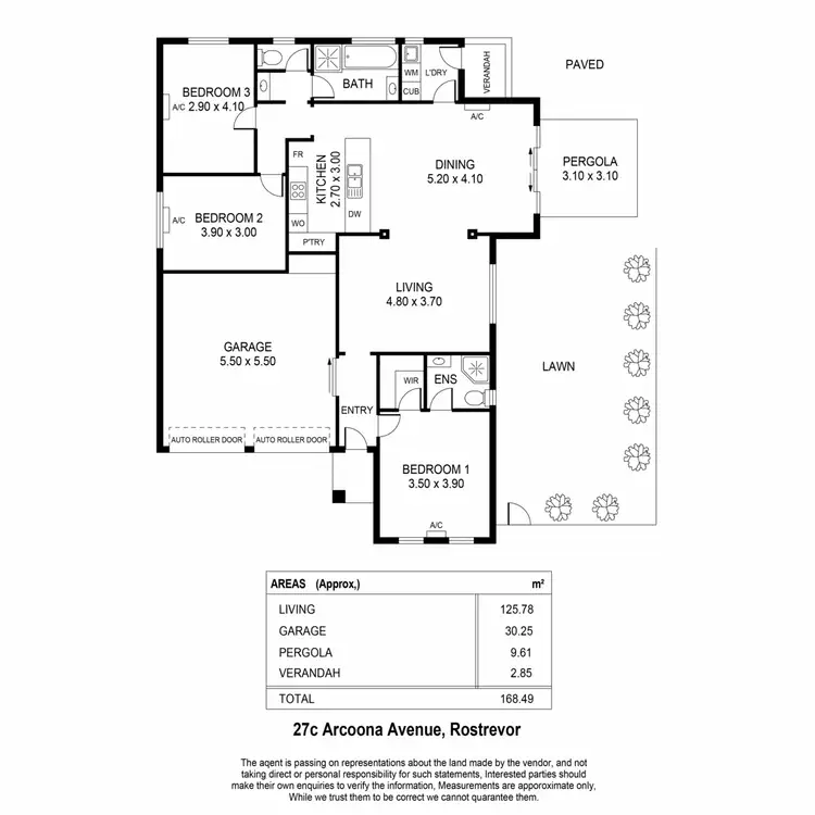 Floorplan of Homely house listing, 27C Arcoona Avenue, Rostrevor SA 5073
