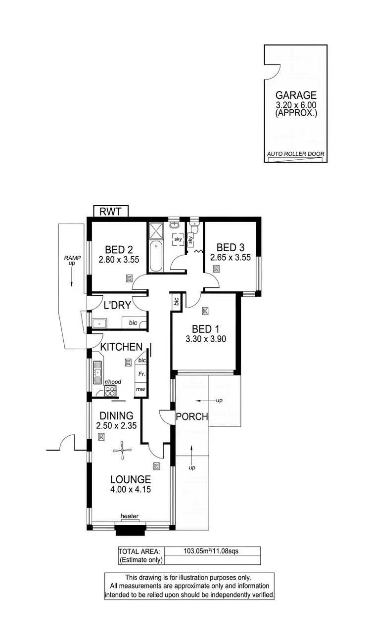 Floorplan of Homely house listing, 126 Bray Street, Morphettville SA 5043