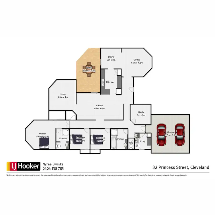 Floorplan of Homely house listing, 32 Princess Street, Cleveland QLD 4163