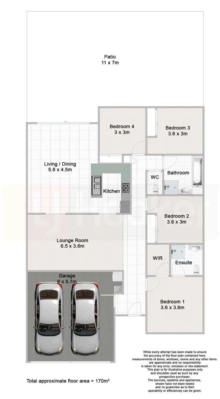 Floorplan of Homely house listing, 16 Charlton Place, Regents Park QLD 4118