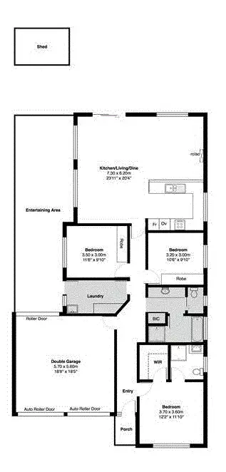Floorplan of Homely house listing, 13 Robb Street, Encounter Bay SA 5211